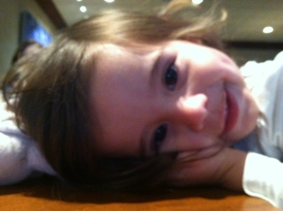 Even my sweet little niece, Gabby, was zonked.