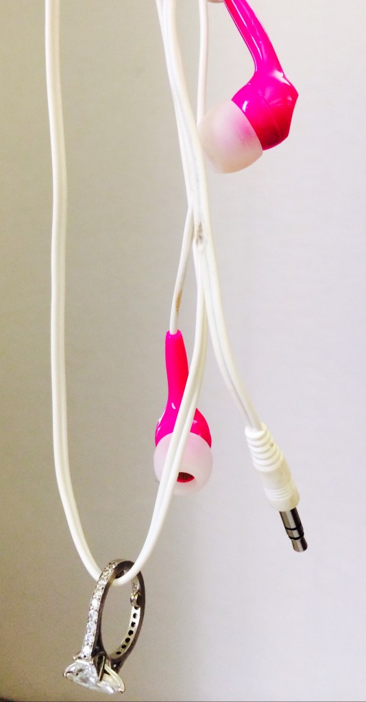 The homemade, improvised ring swing points to a girl!