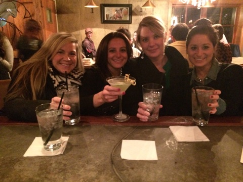 Apparently this is what 29 looks like... one martini and three waters. CHEERS!