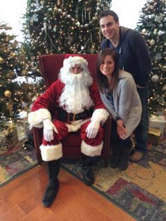 Making sure Santa knows exactly what we want this year... one healthy baby, please!