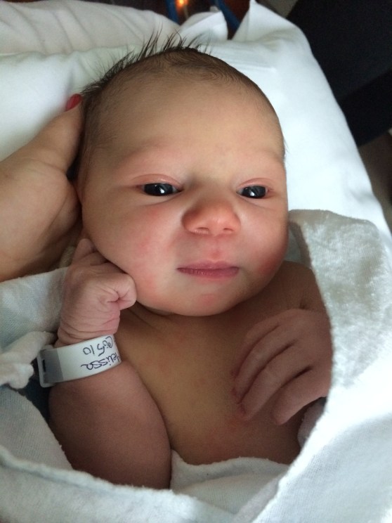 Thinking about her very tough little day.