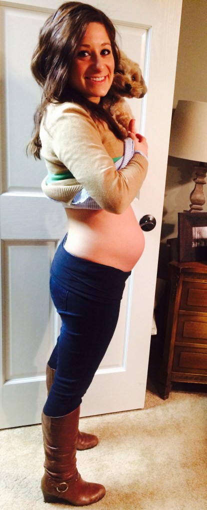 22 Weeks... 5.5 Months! (February 21, 2014). I can't believe it's already been 5.5 months! What a crazy little journey it's been so far. My body is definitely changing and things are really starting to feel more real. I can't believe this small nugget will be here in under 5 months!
