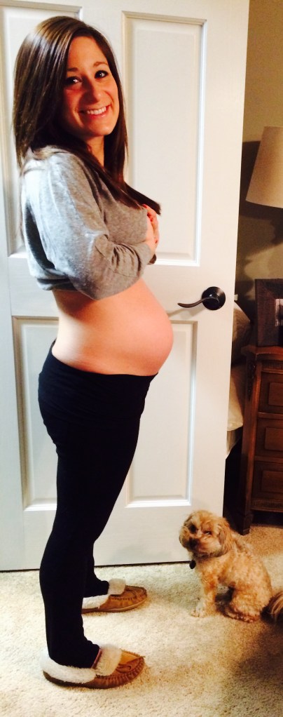 24 Weeks... 6 Months! March 7, 2014. Where does the time go? Seriously! I cannot believe we've made it to the monumental 6 month mark. I'm not sure why it feels SO important, but for some reason, I've always had 6 months in my head as the time when you become REALLY pregnant! 