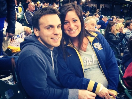 Me & the hubs! He's so cute.