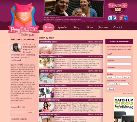 Pregtastic Home Page