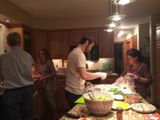 We enjoyed a night of pizza making, GREAT food, and perfect conversation. 