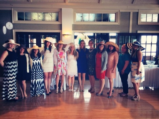 The bridesmaids (minus a couple)!