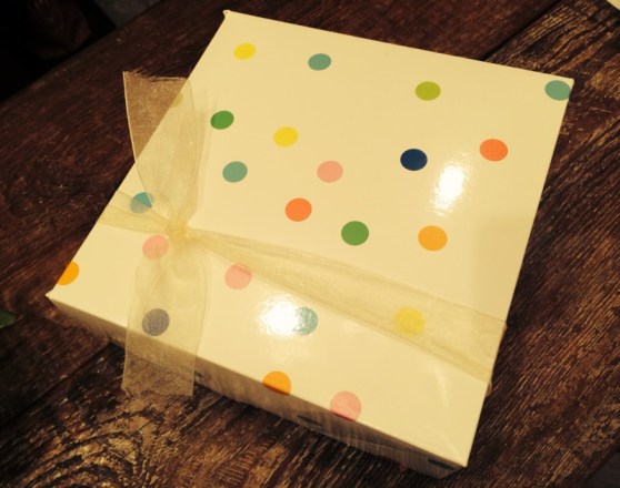 All packaged up for my doc! Hope she likes cheesecake...