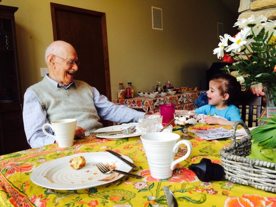 Pop & Gabs laughing it up!