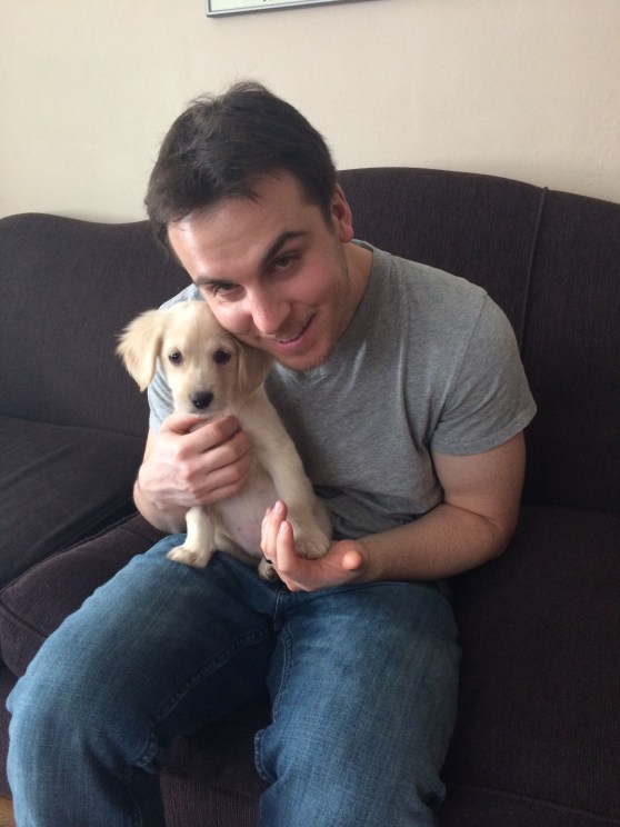 After some errands, it was off to visit Milly and her new pup.