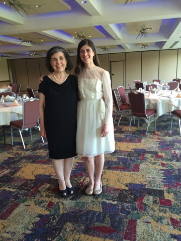 The bride and her mother.