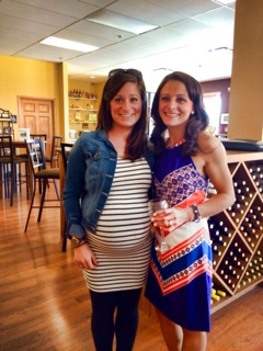 Miss Preggers with the BEAUTIFUL bride-to-be!