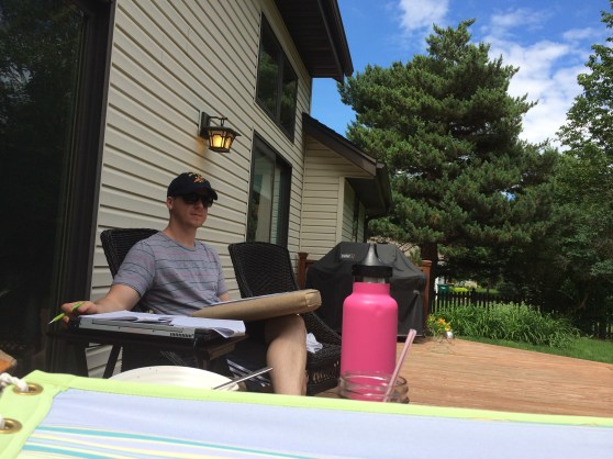 While hubs worked on our financials.