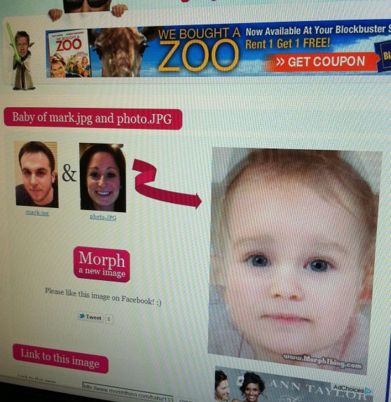 This fake baby kind of has a Charlie vibe... kind of...